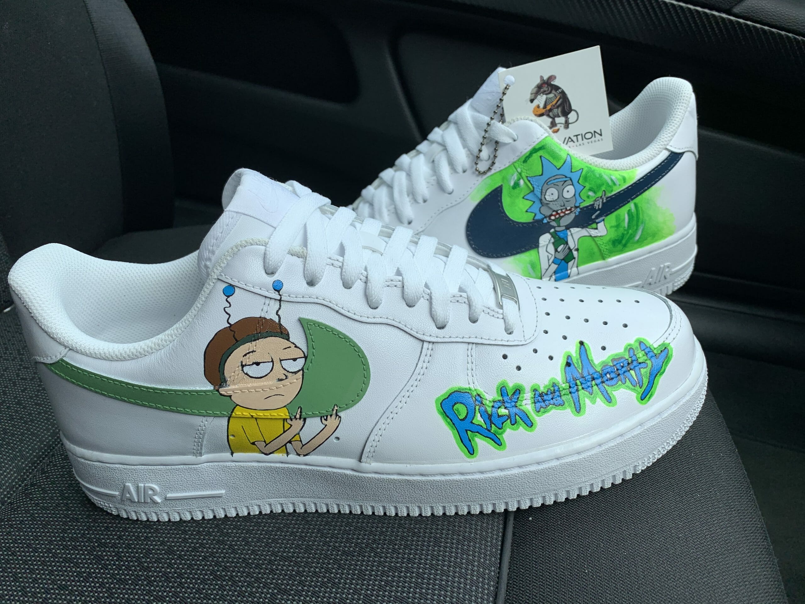 air force 1 custom rick and morty